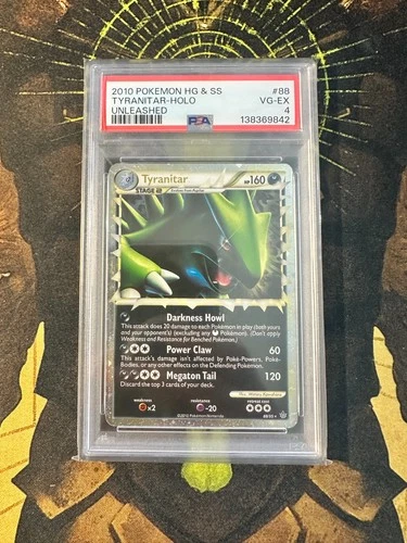 Pokemon Tyranitar 88/95 Unleashed Prime PSA 4