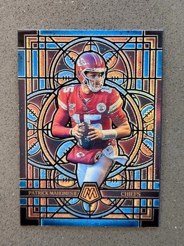 2025 Panini Mosaic Patrick Mahomes Stained Glass SSP Case Hit Kansas City Chiefs