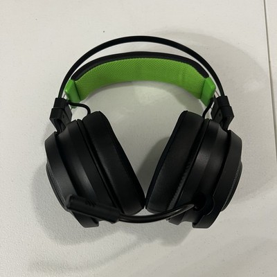 Razer Nari Ultimate Wireless 7.1 Surround Sound Gaming Headset XBox Black  Green