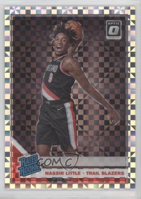 2019 Panini Donruss Optic Rated Rookie Checkerboard Prizm Nassir Little #154 fj7