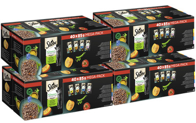 160x85g Sheba Katzenfutter Nassfutter Natures Collection in Sauce Feine Vielfalt