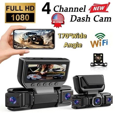 Wireless Dashcam Front and Rear Camera System,Rechargeable 360 1080P Dash Cam