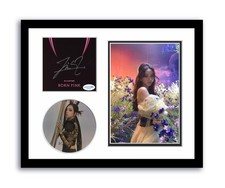 Blackpink Jisoo Autographed Signed 11x14 Custom Framed CD Photo Born Pink ACOA