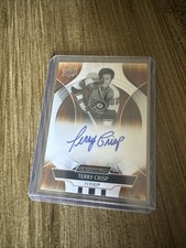 24/25 Upper Deck Engrained Icons Hockey - Terry Crisp On Card Auto