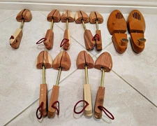 Lot Of 10 Nordstrom & Florsheim Cedar Shoe Trees Medium