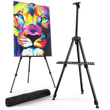 Portable Artist Easel Stand for Painting - Adjustable Height Painting Easel w...