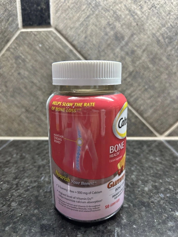 Caltrate Calcium and Vitamin D SupplementGummy Black Cherry, Strawberry, &Orange - Image 4 of 4