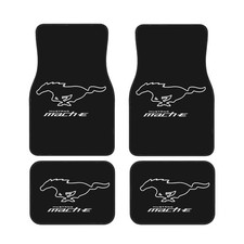4 Piece Ford Car Front Rear Floor Mat Set Non-slip Carpet Mats