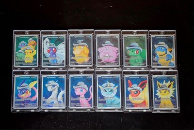 POKEMON VAN GOGH Set of Twelve Holo Cards (12)  Custom Art Cards  DIY