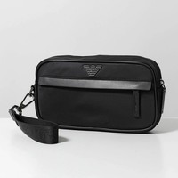 Emporio Armani Clutch Tasche Beauty Case Herren Second Bag Eagle Plate Bag Sc...