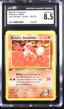 blaine's growlithe pokemon card value Blaines Shuffle your deck afterward Growlithe 58/165 Price 2026 |