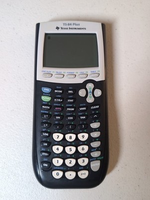 Texas Instruments TI-84 Plus Graphing Calculator Tested Working LCD Screen