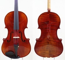 Wide Body Oil Varnish, RARE TERTIS Pattern Viola 16.5" Copy Concert level 