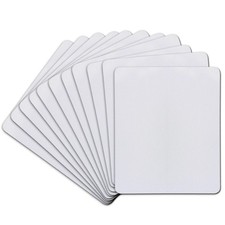 A-SUB Sublimation Mouse Pad Blank Rectangular 9.4x7.9x0.12 inches, White