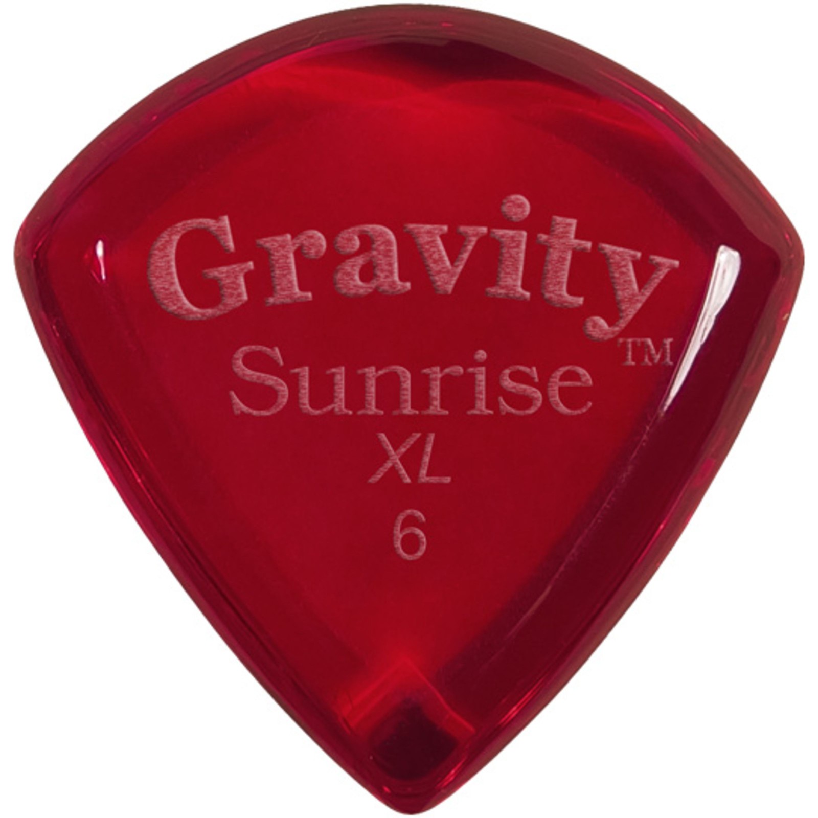 Медиаторы для гитары Gravity GSUX6P Sunrise XL 6,0 мм