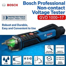 Bosch Volt Detector Non-Contact Voltage Tester 24-1000V Auto Sens LED Light IP67