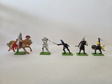 Vintage 1971 Britains Ltd Deetail Medieval Knights Figures Lot