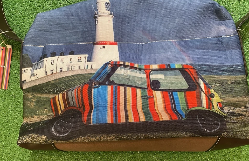 Paul Smith Mini Cooper Bag Unisex Canvas Crossbody Adjustable Shoulder Strap New - Image 4 of 4