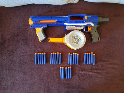 Nerf Rampage N-Strike   funktionstüchtig   gebraucht