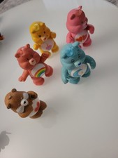 MOVING SALE  Mixed Vintage Lot 1980's Care Bear Lot of 5 PVC Figures