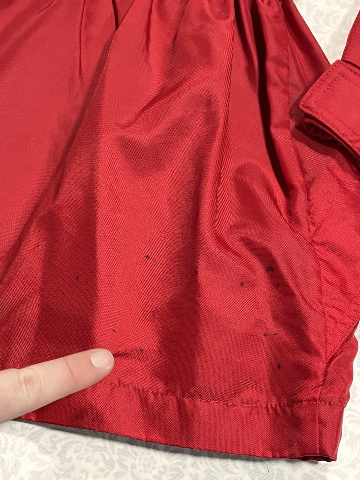 Vintage Tommy Hilfiger Red Jacket Womens Small Colorblock Lined 90s thumbnail 13