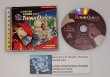 Carmen Sandiego Think Quick Challenge In Jewel Case for Windows 95/98 or Mac