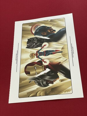 Affiche Poster MARVEL DISNEYLAND Paris Hotel New York 1/20 Avengers | eBay