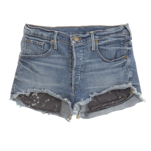 Blue Denim Cheeky Jean Shorts Womens 