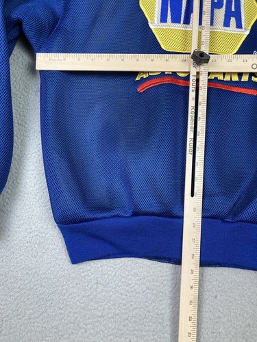 Jeff Hamilton Racing Collection Bomber Jacket Medium Blue NASCAR 2001 #15 NWT - Picture 13 of 14