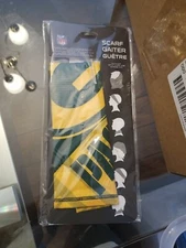 NFL Green bay Packers Scarf Wrap Neck Gaiter One Size Youth 8-20 Mask Bandana 