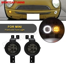 Full LED DRL Halo Turn Signal Parking Light Assembly For MINI Cooper R50 R52 R53