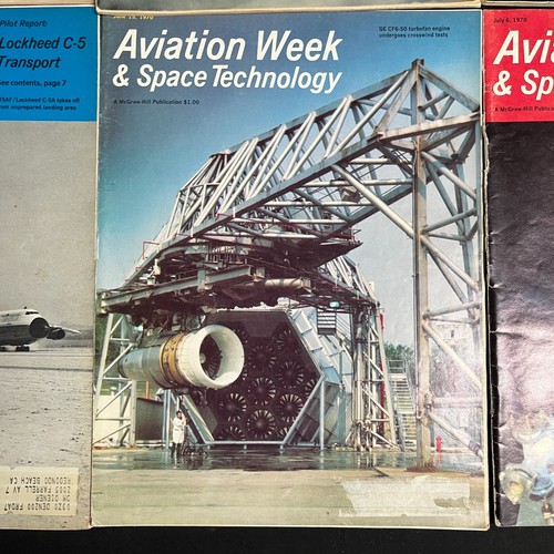 Vintage Magazine Lot Aviation Week 1970 lot of 8 - Picture 14 of 18