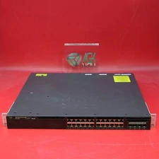 Cisco WS-C3650-24PS-L 3650 24-port Gigabit Switch  4x1G SFP w/ 1x PWR-C2-640WAC