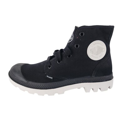 Palladium Blanc Hi 72886002 Shoes Hiking Outdoor Black White Sz 5 Men = 6.5 Wmn