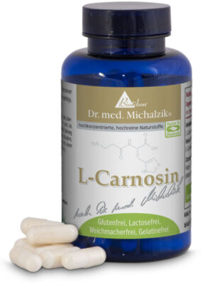 L-Carnosin-nach Dr. med. Michalzik -3 Kapseln 1500mg reines Carnosin - BIOTIKON 
