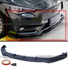 For 17-22 Infiniti Q60 2DR Coupe Polyurethane JDM Front Bumper Lip Splitter Chin