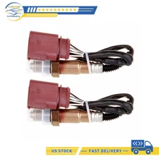 2pcs Oxygen Sensor Upstream & Downstream O2 for 00-02 Volkswagen Cabrio 2.0L