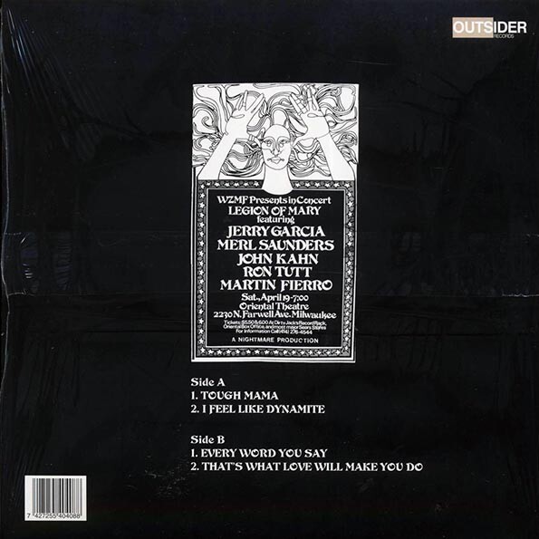 Legion Of Mary Jerry Garcia Oriental Theater Vol 1 Gold Vinyl Live