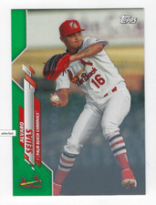 ALVARO SEIJAS 2020 TOPPS PRO DEBUT BASEBALL GREEN PARALLEL /99