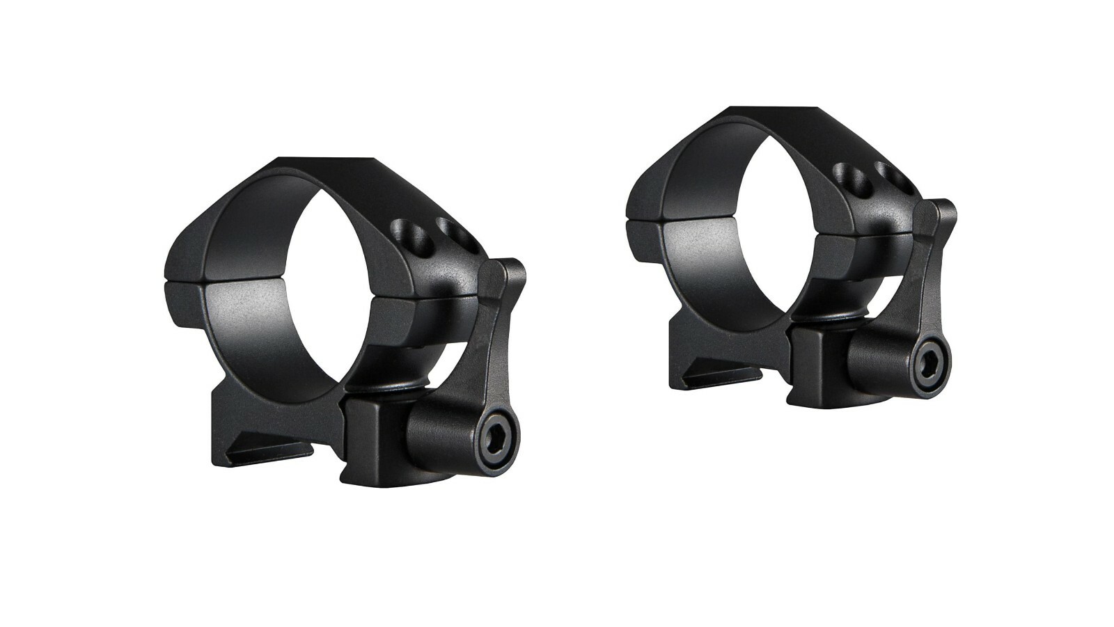 Hawke Precision Steel 30mm Weaver/Picatinny Scope Mount Rings Low Quick Release