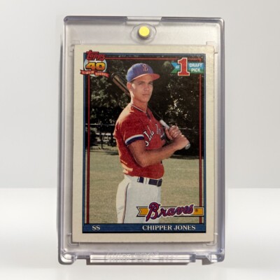 1991 Topps Baseball Chipper Jones # 333 HOF Atlanta Braves | eBay