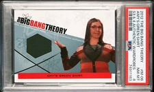 2012 The Big Bang Theory MAYIM BIALIK Amy's Green Shirt Costume, PSA 8 (0 9, 10)
