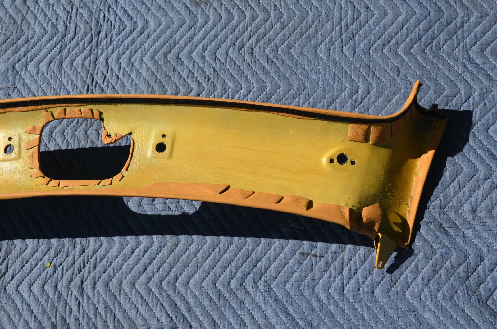 Ferrari 360 Front Interior Roof Windscreen Upper Cover Trim Lining Beige-Tan OEM
