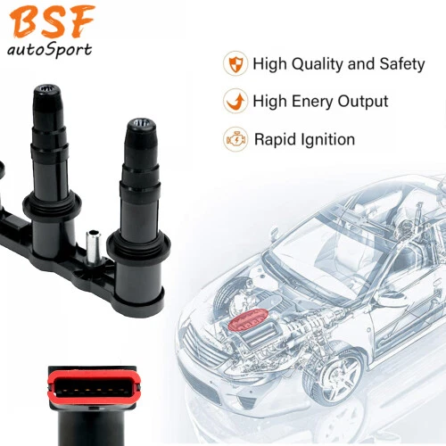 Bobina de encendido y bujía 4X para Chevrolet Saturn Astra 2007-2009 L4 1,8 L UF606 Foto 2 de 4