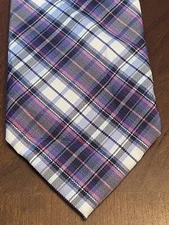 Nautica Purple Pink Blue 100% Polyester Men’s Neck Tie Made In China