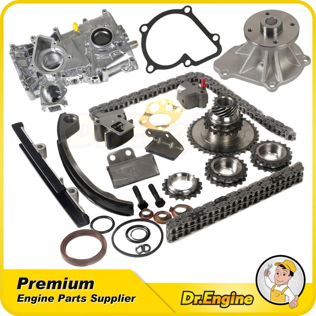 Fit 9198 Nissan 240SX 16V 2.4L DOHC KA24DE Timing Chain Kit w/ Oil