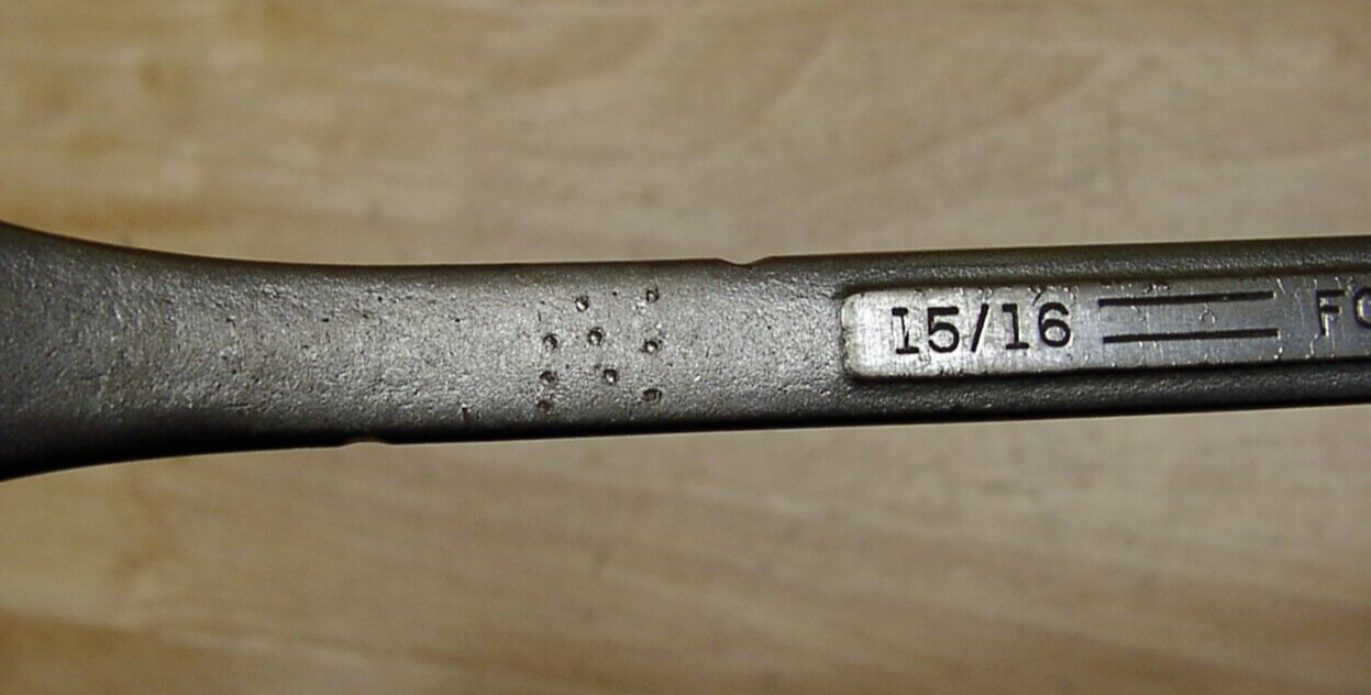 Vntg Craftsman   Double Offset 12 Pt Box End Wrench,15/16" X 1" X 13-1/2",READ!