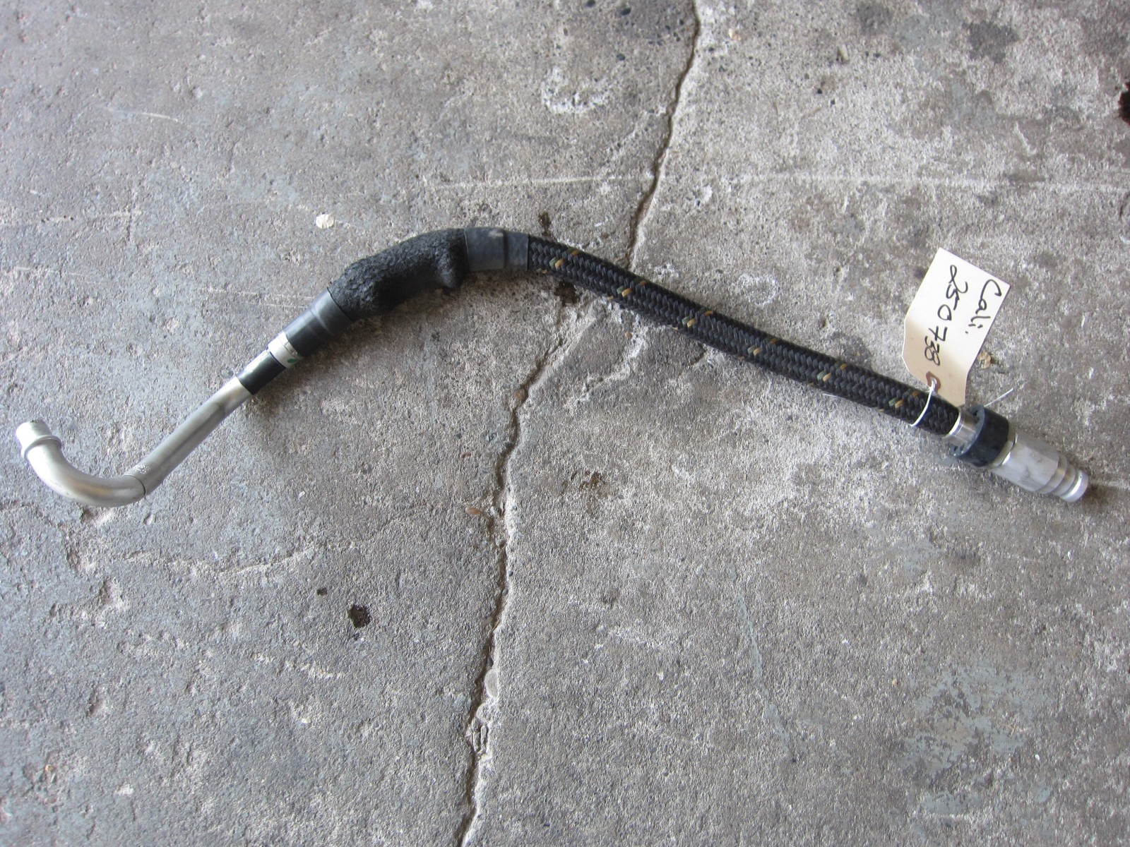 Ferrari California Rear Radiator Oil Return Tube Part# 250738