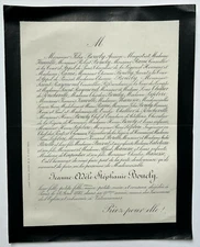 BOUCLY Fauville FAIRE PART Storelli CABOTEAU Manesse SAINT RAYMOND Copper 1885