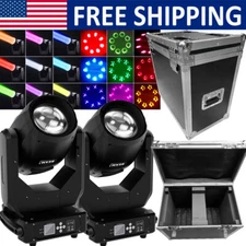 10R 275W LED Beam Moving Head Light Prism Gobo DJ Stage Spot Lighting DMX & Case
